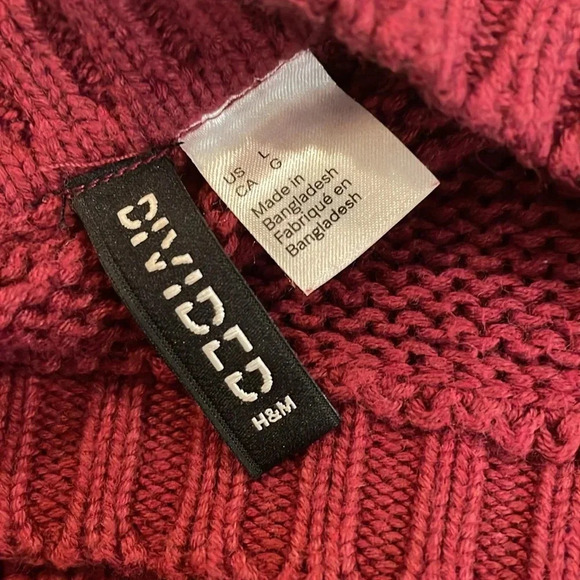 Divided H&M, Woman’s Sz Large Sweater, Excellent Condition - Picture 3 of 4